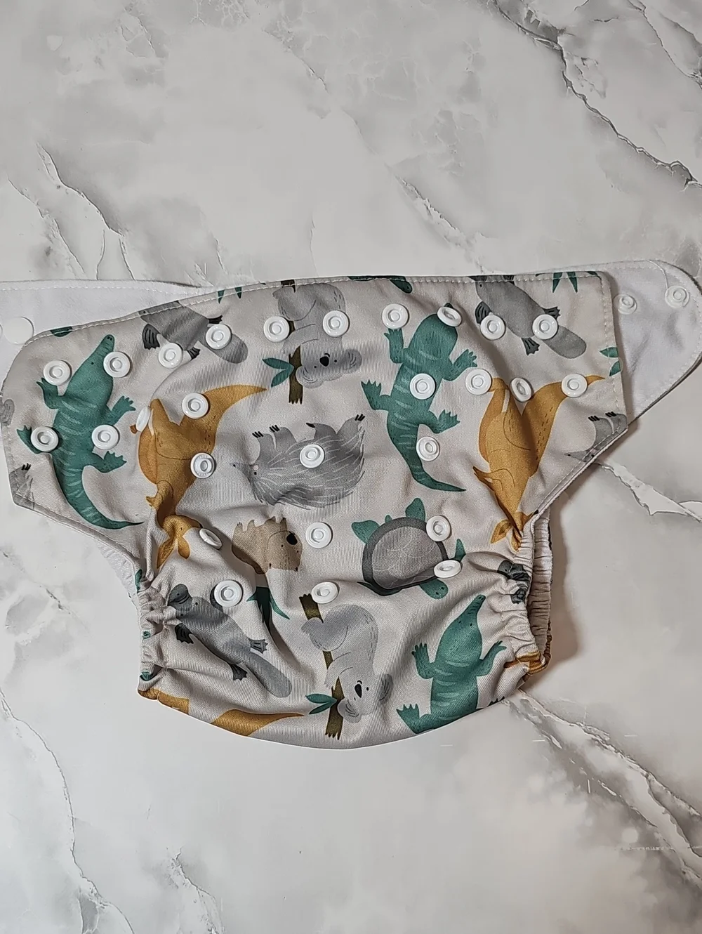 Reusable Pocket Cloth Diaper Adjustable Snaps